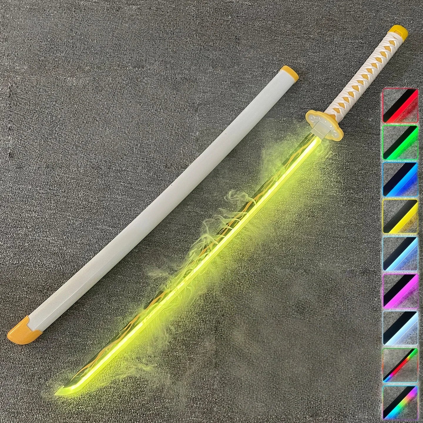 LED Demon Slayer Sword (Smoking & Glowing)