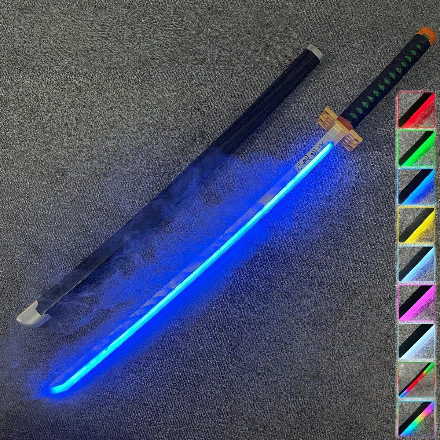 LED Demon Slayer Sword (Smoking & Glowing)