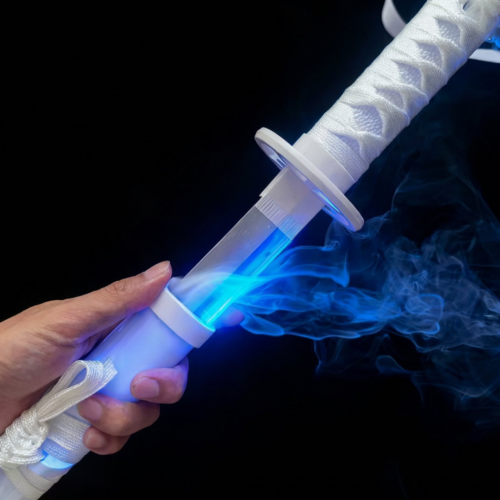 LED Rukia Sword (Smoking & Glowing)
